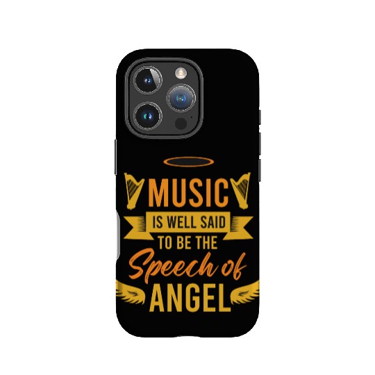 Music is Speech of Angel IPhone Cases