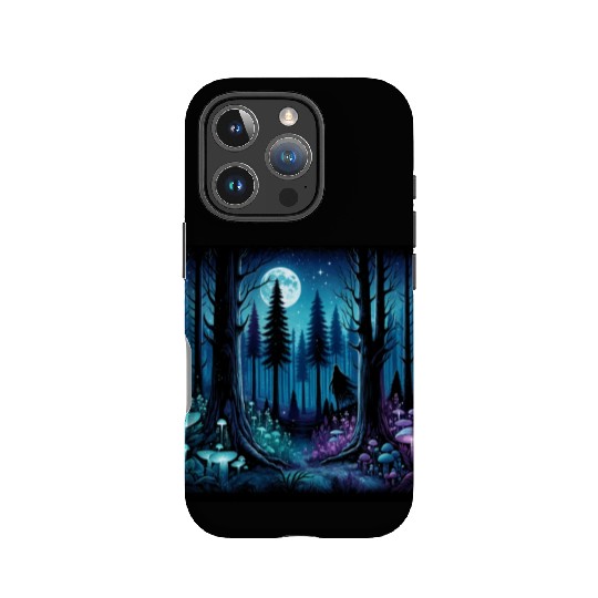 Mystic Moonlit Enchanted Forest IPhone Cases