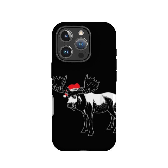 Christmas Moose X mas Deer Animal Fan Hilarious IPhone Cases