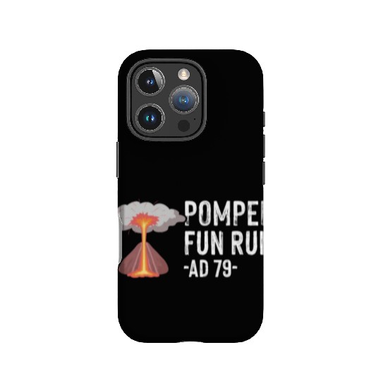 Pompeii Fun Run Italian Volcano Geeks IPhone Cases