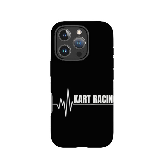 Go Kart Racing Heartbeat Pulse Racer IPhone Cases