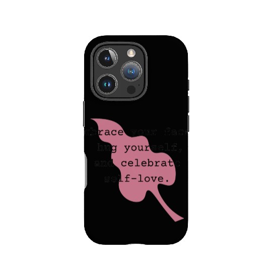 Self-Love Affirmation Leaf Design IPhone Cases