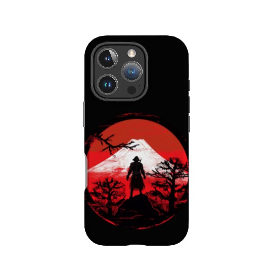 Samurai Sunset IPhone Cases