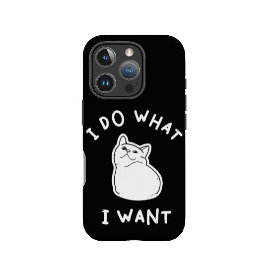 Cat Drawing for a Cat Lover IPhone Cases