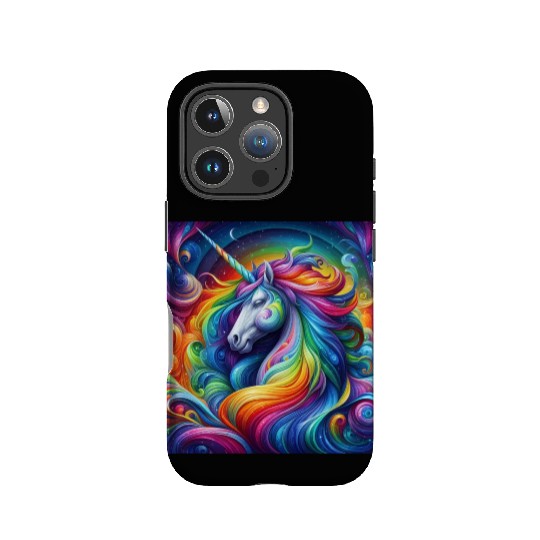Unicorn rainbow IPhone Cases
