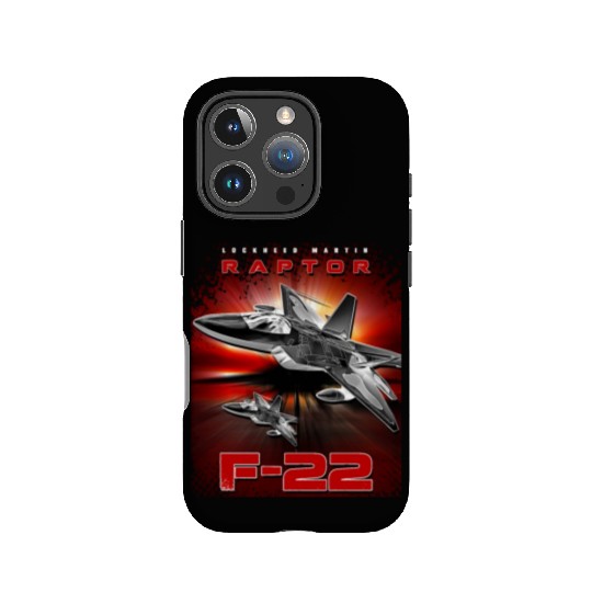 F-22 Raptor Fighterjet Us Air Force Warbird IPhone Cases