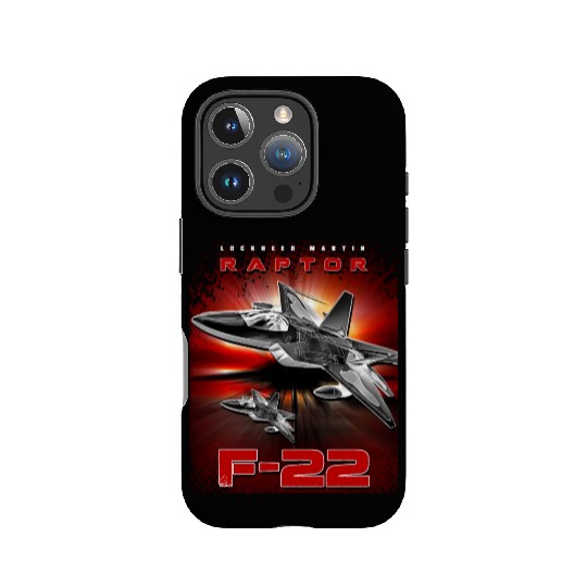 F-22 Raptor Fighterjet Us Air Force Warbird IPhone Cases