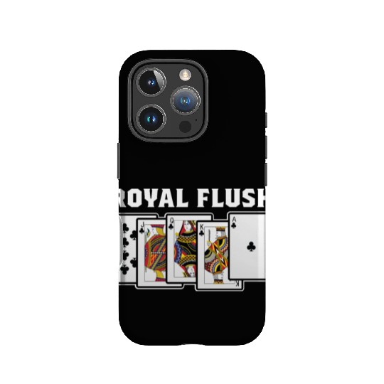 Royal Flush Gambler Or Card Player Gift IPhone Cases