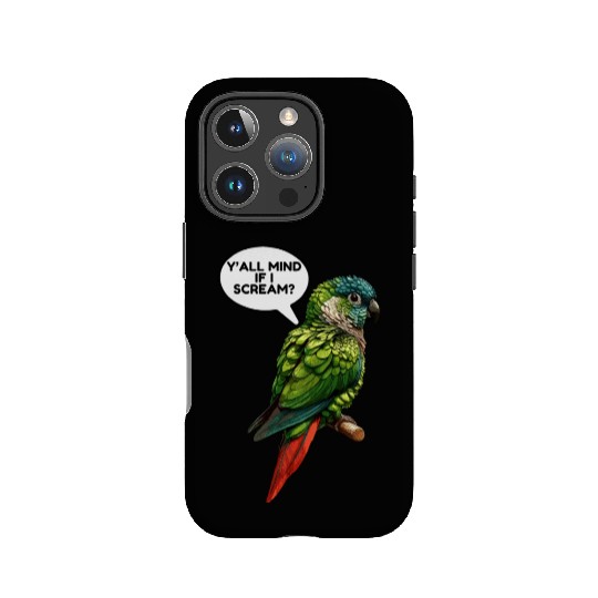 Green Cheeked Conure Meme IPhone Cases