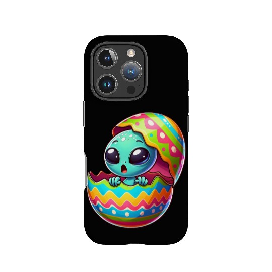 Colorful Alien Easter Egg Hatch Design IPhone Cases