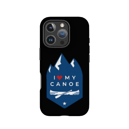 I Love My Canoe IPhone Cases