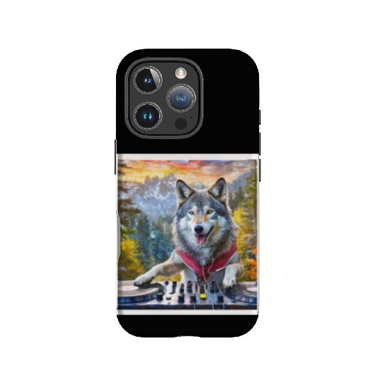 DJ Wolf Wilderness Mix IPhone Cases