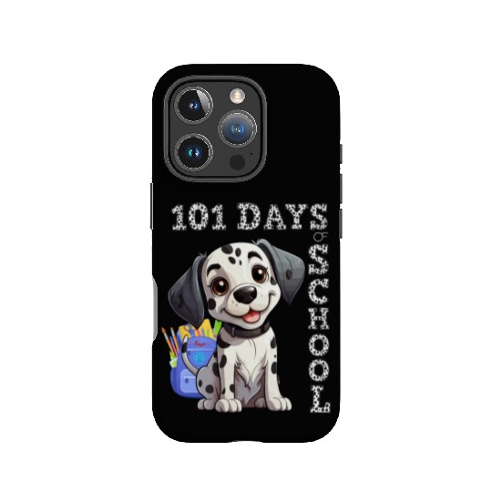 Dabbing Dog's 101 School Days: A Spotty Comedy! IPhone Cases
