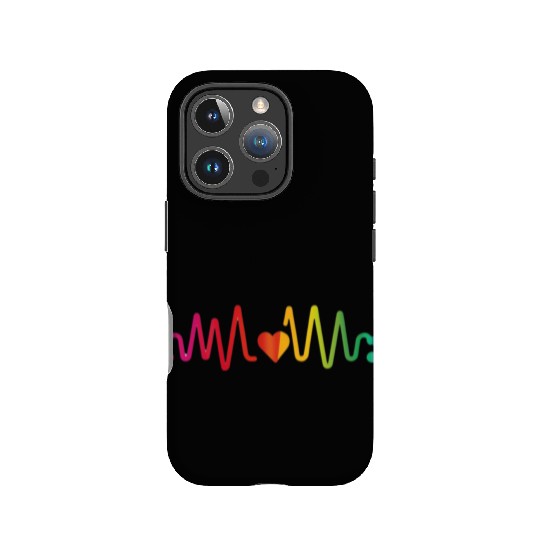 Valentine's day heartbeat IPhone Cases