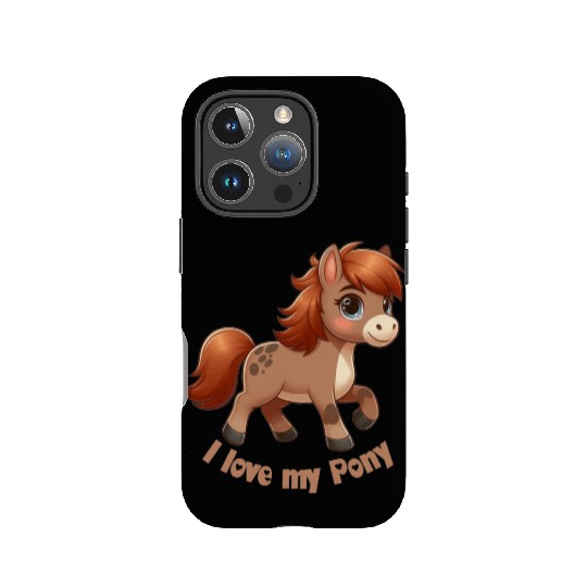 I Love my pony comic IPhone Cases