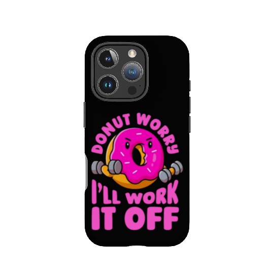 Fitness Donut Funny Donut Gym IPhone Cases