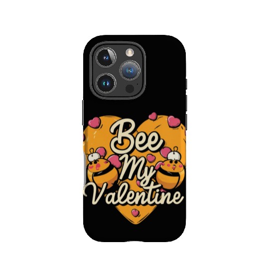 Bee My Valentine IPhone Cases