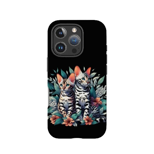 Bengal Kittens Snow Asian Cats IPhone Cases