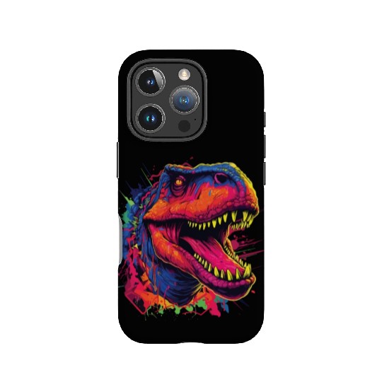 Watercolor Colorful T-rex Colorful Animals IPhone Cases