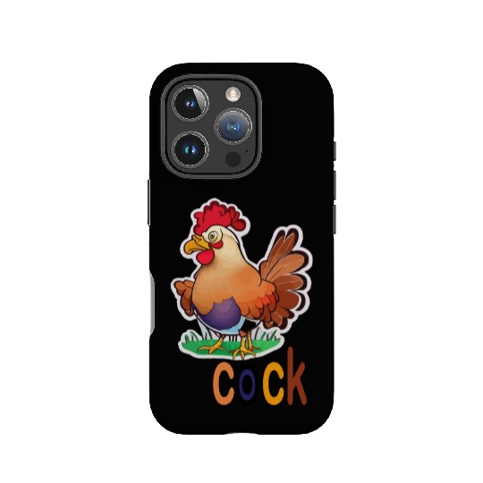 cute cock animal IPhone Cases