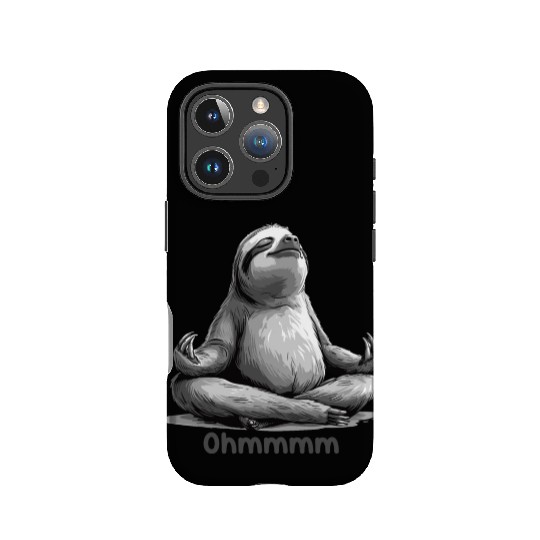 Yoga Sloth Relaxation Chill Chilling Meditation IPhone Cases
