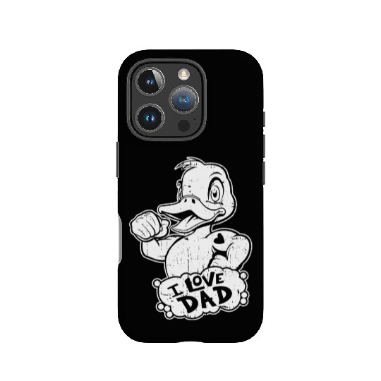 Duck Goose Geese I Love Dad IPhone Cases