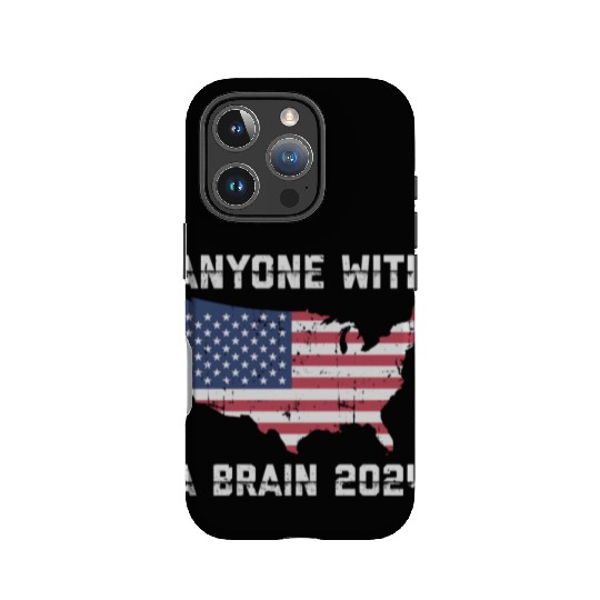 2024 Brain Vote Democracy Anti-Trump IPhone Cases