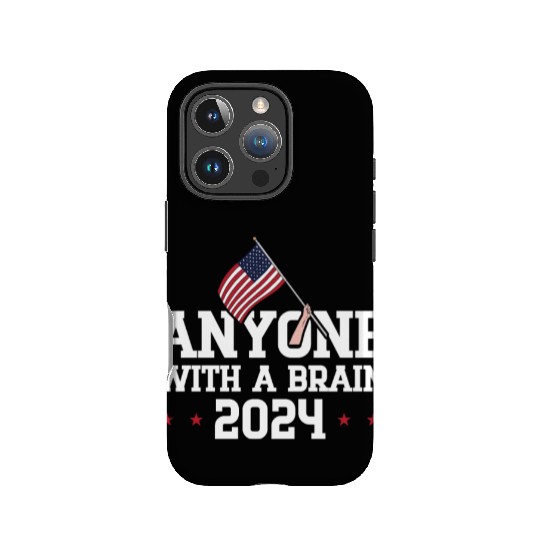 2024 Brain Vote Democracy Anti-Trump IPhone Cases