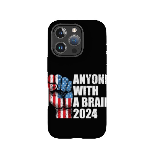 2024 Brain Vote Democracy Anti-Trump IPhone Cases