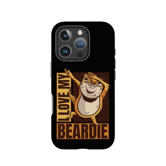I Love My Beardie Pogona Lizard Pet Owner Bearded IPhone Cases