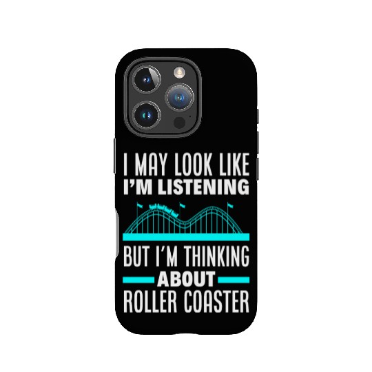 Roller Coaster Wooden Coaster Amusement Park IPhone Cases