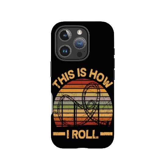 Retro Funny Roller Coaster Lover Roller Coaster IPhone Cases