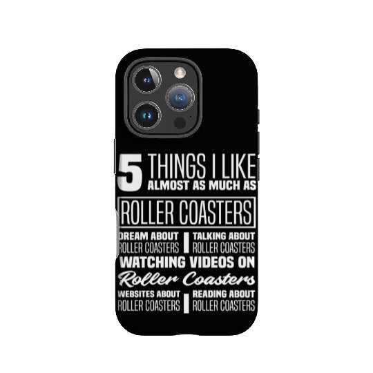 Roller Coaster Riding Roller Coaster Fan IPhone Cases
