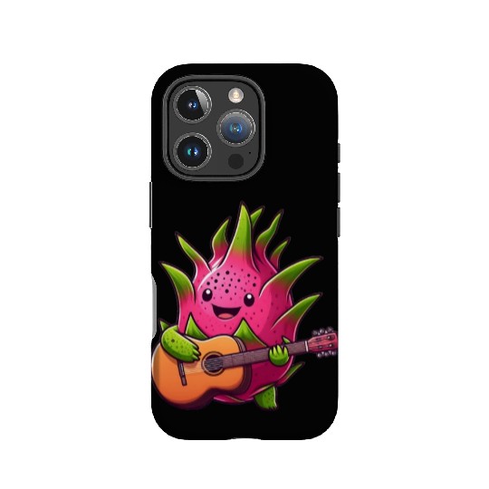 Dragon Fruit Jam: Playing the Guitar IPhone Cases