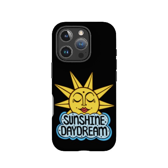 Sunshine Daydream Happy Sun and Cloud IPhone Cases