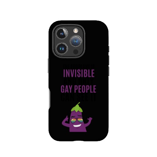 Invisible eggplant IPhone Cases for your gay friend