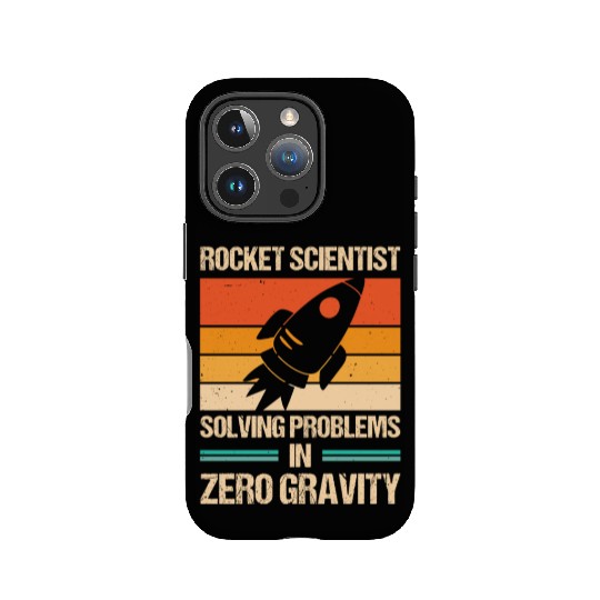 Rocket Scientist Retro Zero Gravity Vintage IPhone Cases