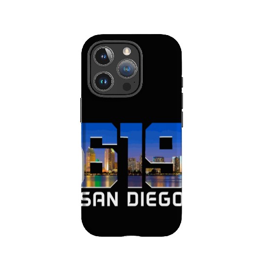 San Diego 619 Area Code California IPhone Cases