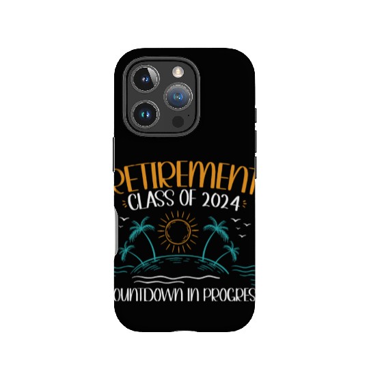 2024 Retirement Countdown Beach IPhone Cases
