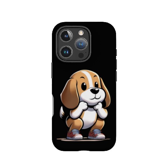 Squat Squad: Beagle's Fitness Journey IPhone Cases