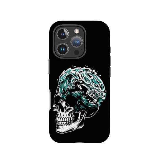 Surfing Surfer Skull Skull Nature IPhone Cases
