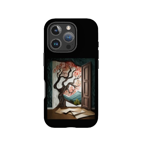 Firefly Dark room with near window with tree 85837 IPhone Cases