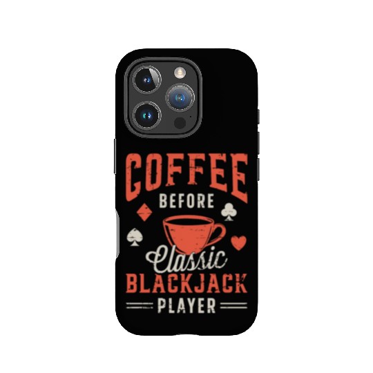Classic Blackjack Coffee Card Player Coffee Lover IPhone Cases