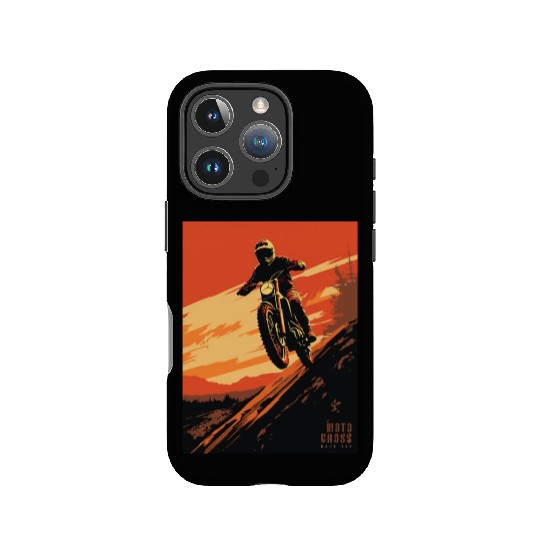 Sunset Motocross - Race Day IPhone Cases