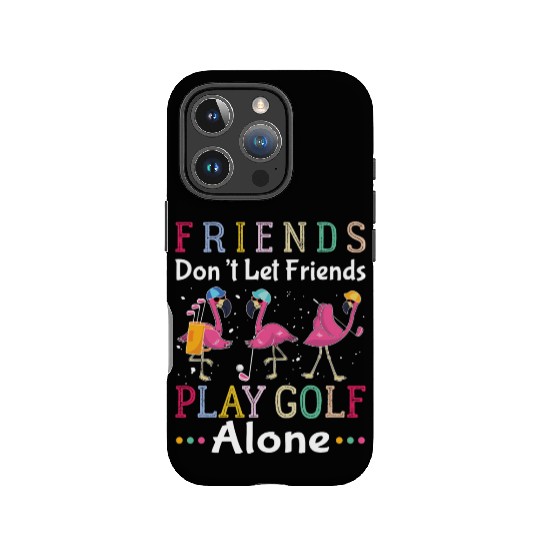 Golf Player Golfer Funny Flamingo IPhone Cases