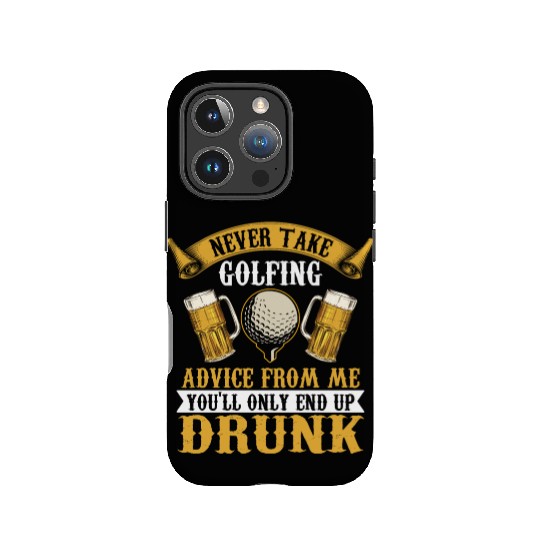 Funny golf beer golfing IPhone Cases