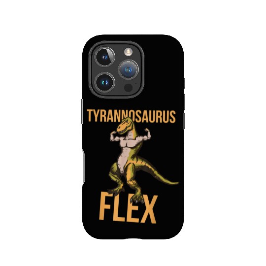 Tyrannosaurus Flex Weightlifting Powerlifting IPhone Cases