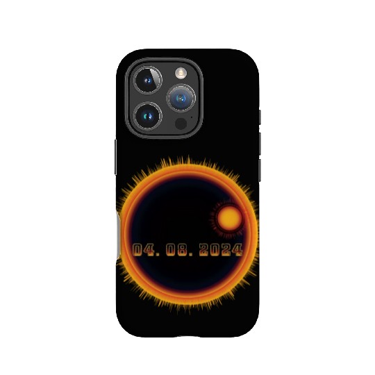 April 08 2024 Solar Eclipse - Science IPhone Cases