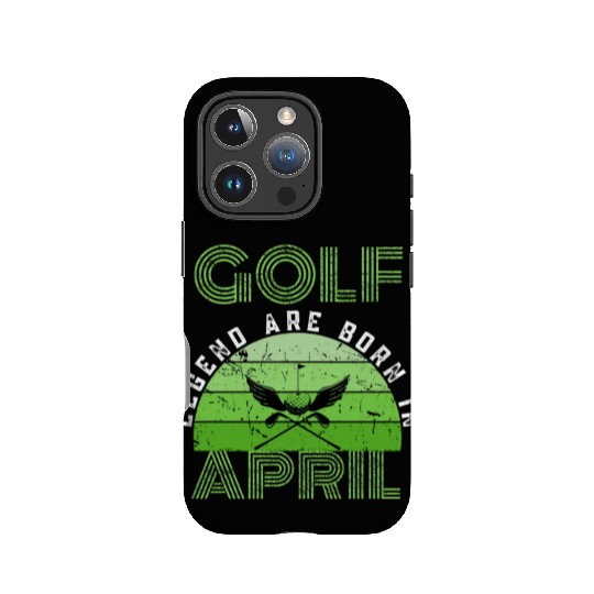 Golf legend are born in April IPhone Cases