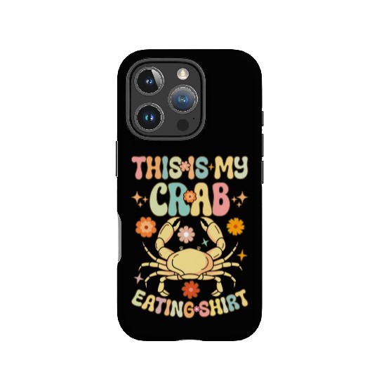 Groovy Crab Lover Seafood Lover IPhone Cases